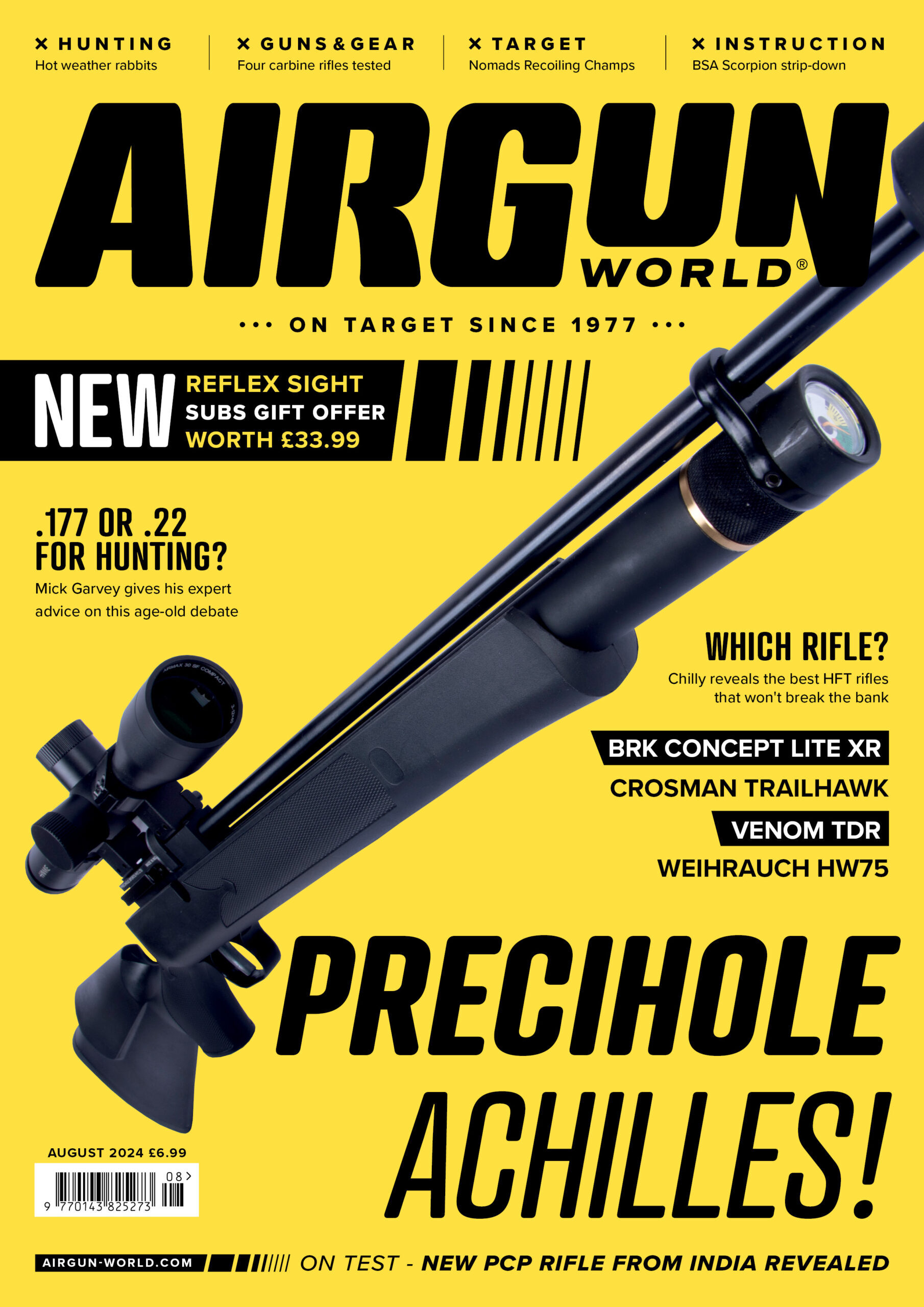 Airgun World August 2024 magazine cover