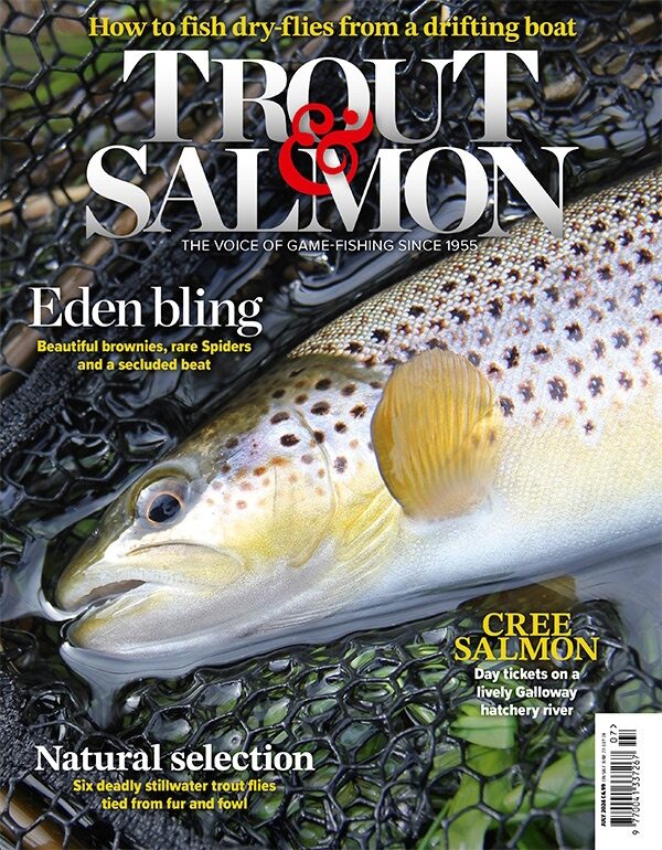 Trout & Salmon July2024 magazine cover