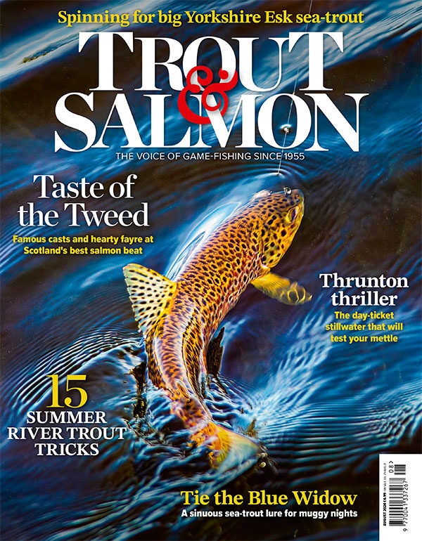 Trout & Salmon August 2024 magazine cover