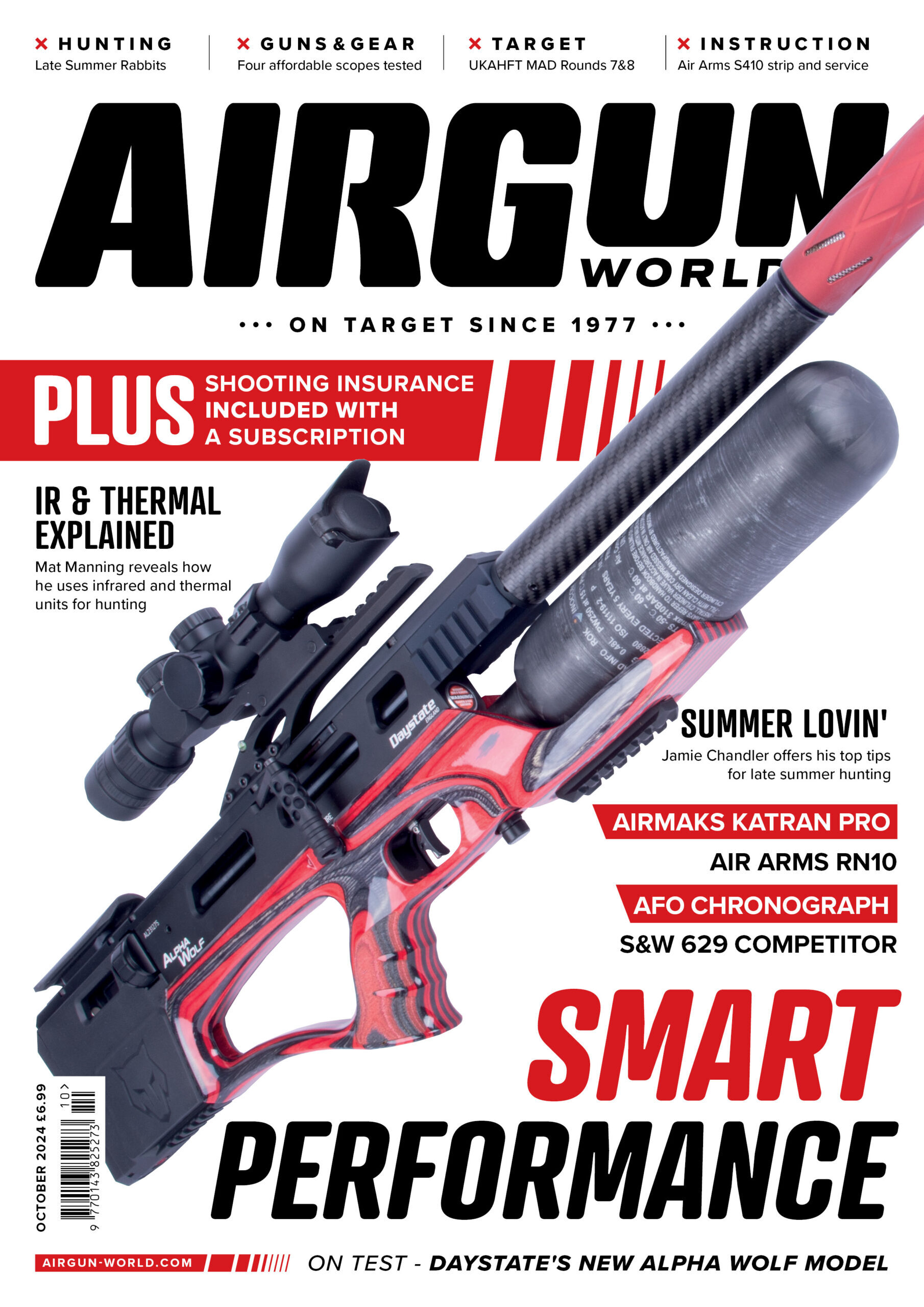 Airgun World October 2024 magazine cover