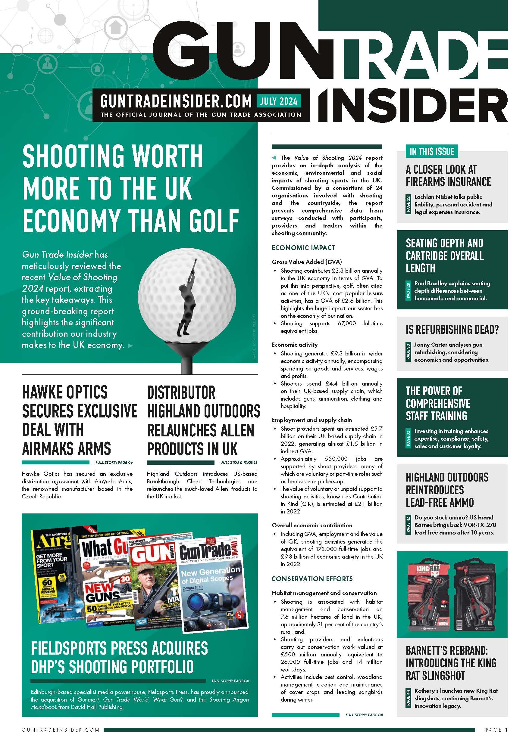 Gun Trade Insider July 2024 magazine cover
